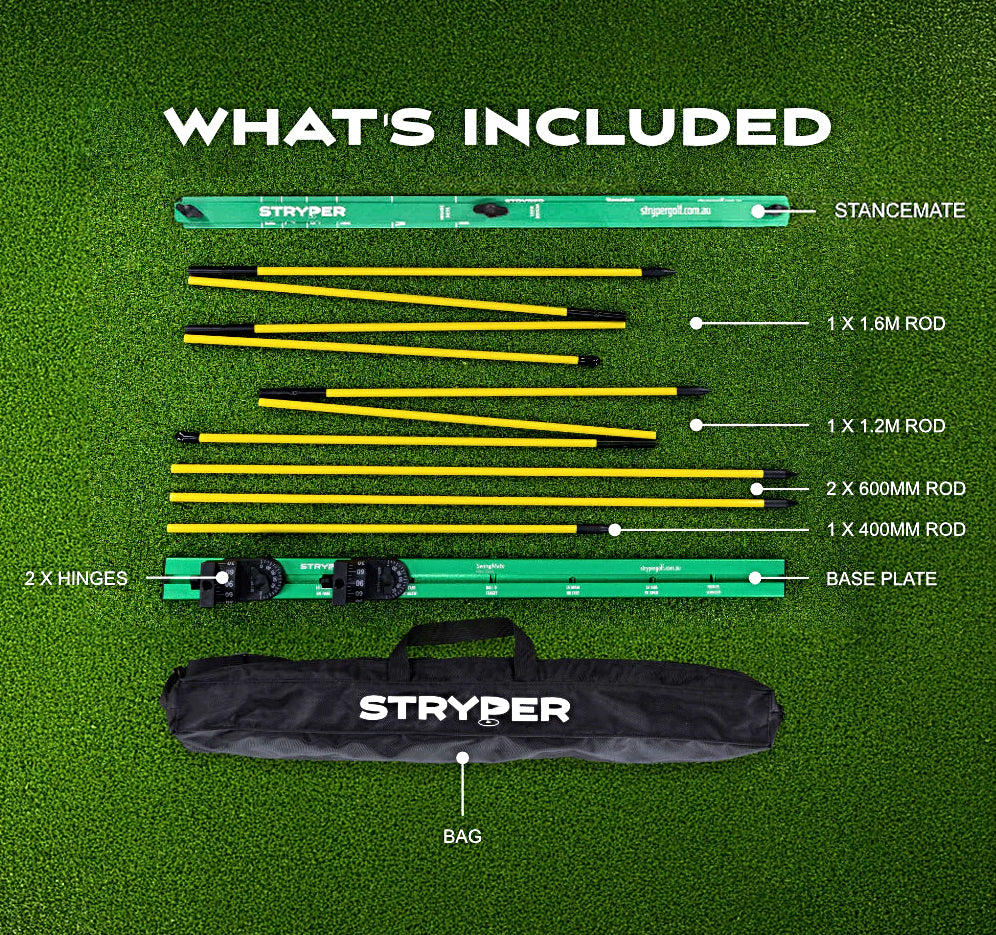 Stryper Plus - Complete Golf Swing and Stance System