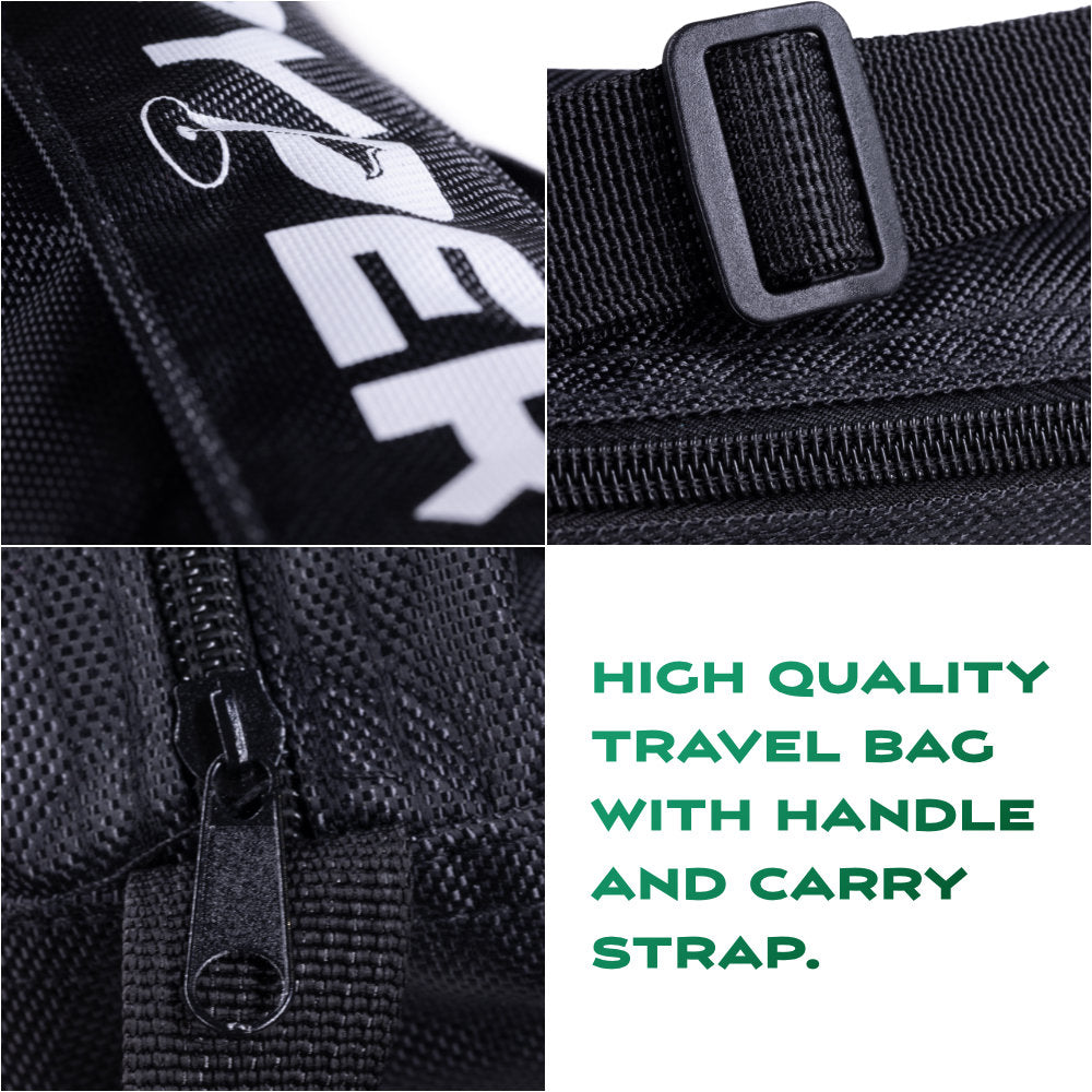 The super-tough ballistic nylon bag is just the start of the impressive features