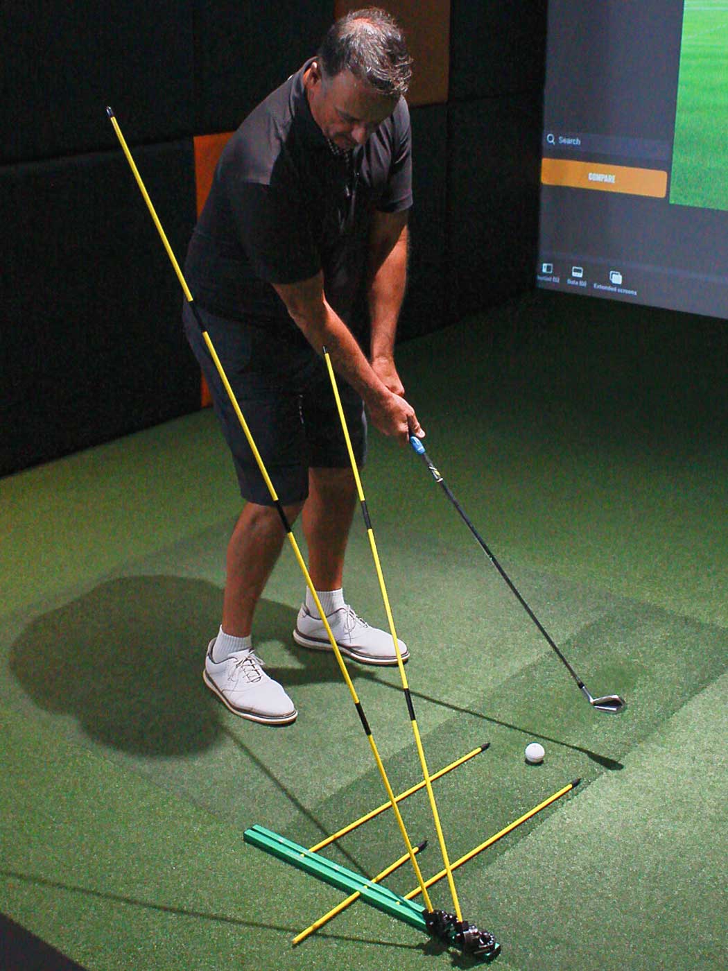 SwingMate is the perfect setup for any practice drills
